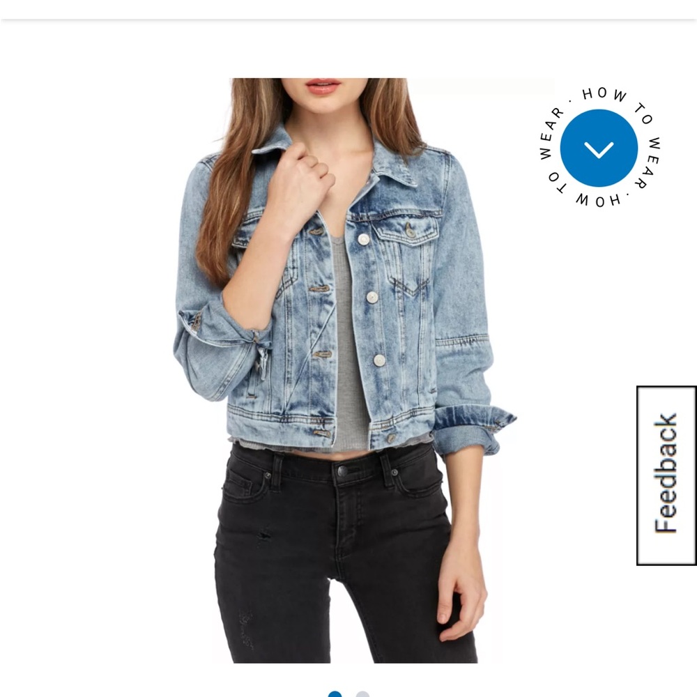 Free People Rumors Denim Jacket